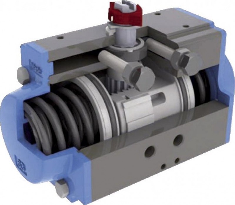 Venda de Atuador Pneumático Dupla Ação Vitória - Atuador Pneumático com Solenoide